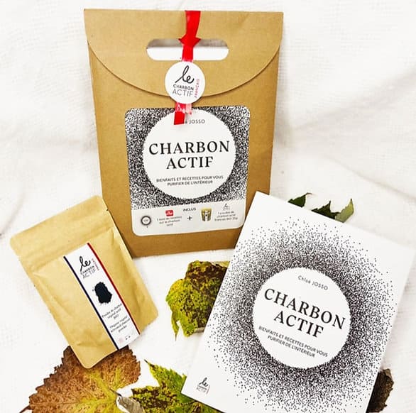 Coffret découverte charbon actif en poudre + livre de recettes Le Charbon Actif Français