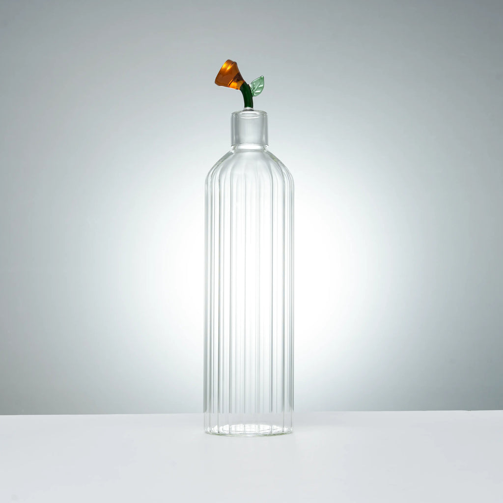 Carafe en verre 1L + 1 charbon de bambou BIJIN