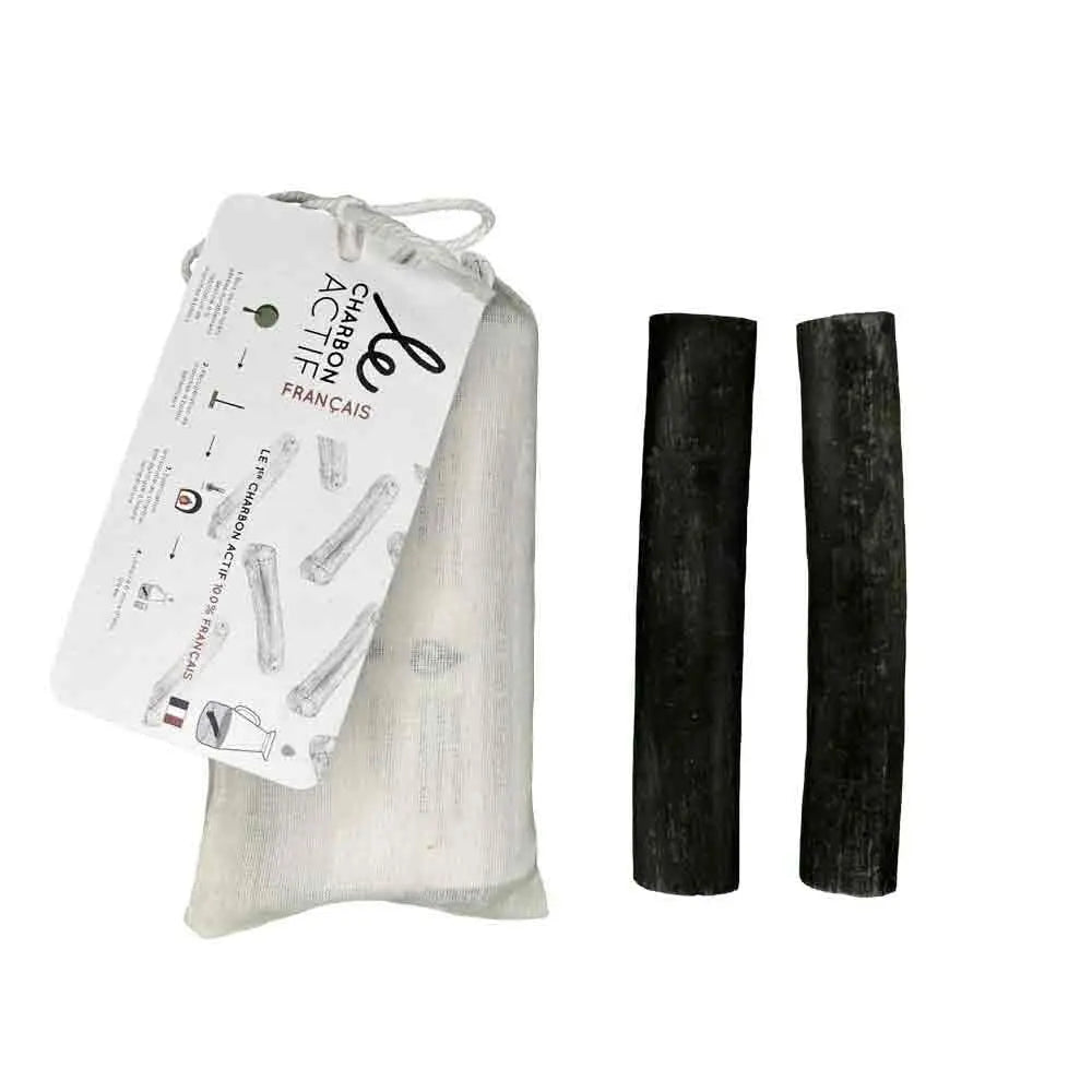 Charbon végétal bâton filtrant français X 2 pour gourde BIJIN