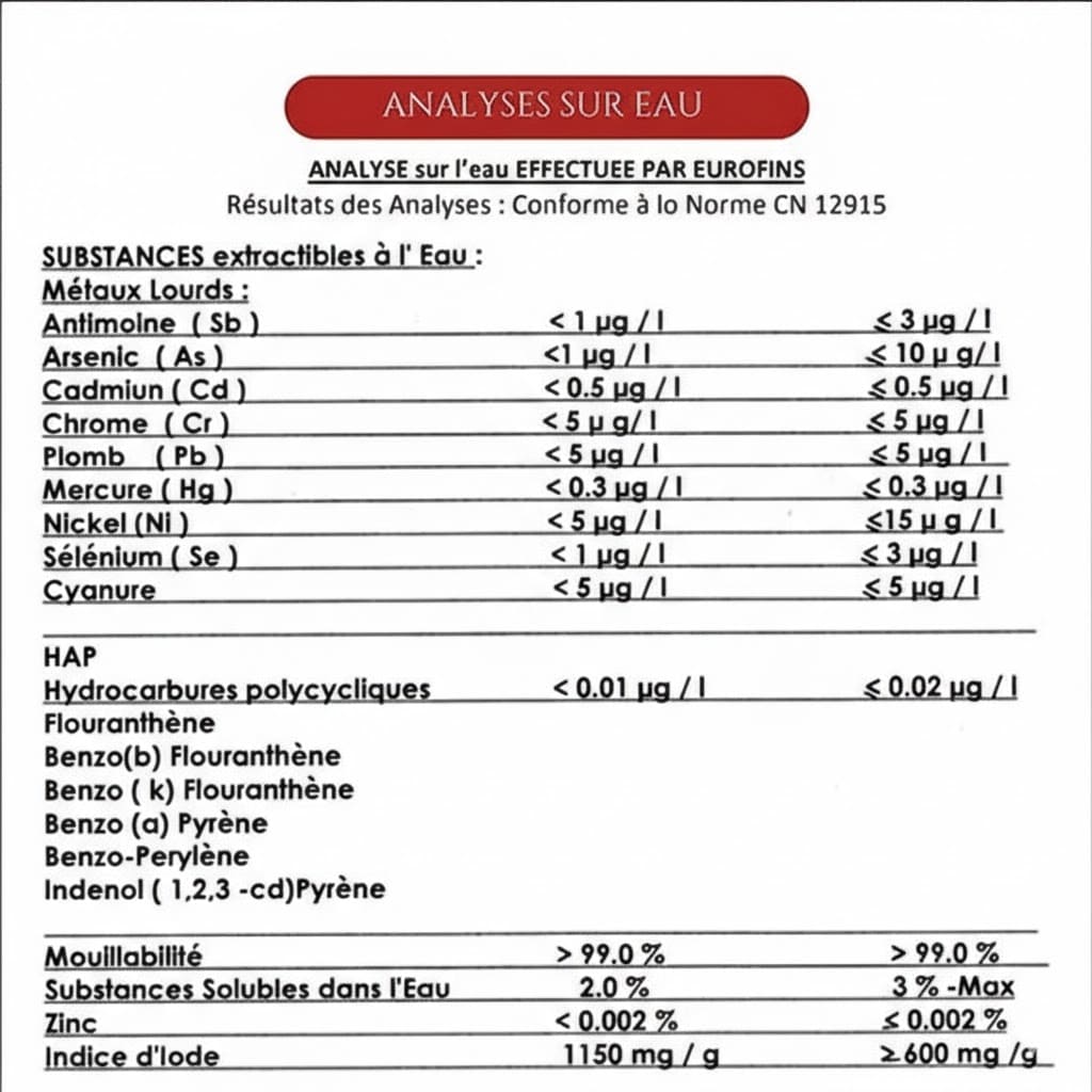 Lot de 3 Charbons Binchotan bio filtre à eau naturel Le Charbon Actif Français
